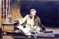 Tranh đá quý Bác Hồ tại hang Pác bó - NV14