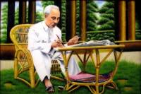 Tranh đá quý Bác Hồ trong vườn chủ tịch - NV15