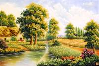 Tranh đá quý yên bình - PCNN05