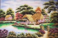 Tranh đá quý ngôi nhà hạnh phúc - PCNN13