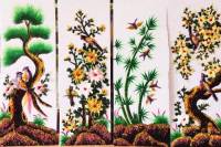 Tranh tứ quý - TQ25