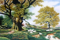 Tranh đá quý mùa xuân châu âu - PCNN29