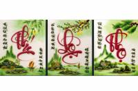 Tranh đá quý Phúc Lộc Thọ - TC03 (bộ 3 chữ)
