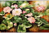 Tranh đá quý giỏ hoa - TV12