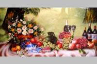 Tranh đá quý hoa quả - TV23