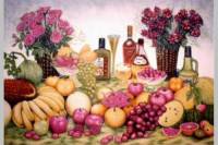 Tranh đá quý hoa quả - TV24