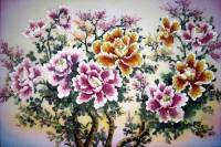 Tranh đá quý hoa mẫu đơn 03 - MD03