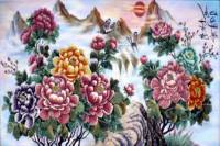 Tranh đá quý hoa mẫu đơn 05 - MD05