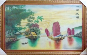 Tranh đá quý thuận buồm xuôi gió TPC61